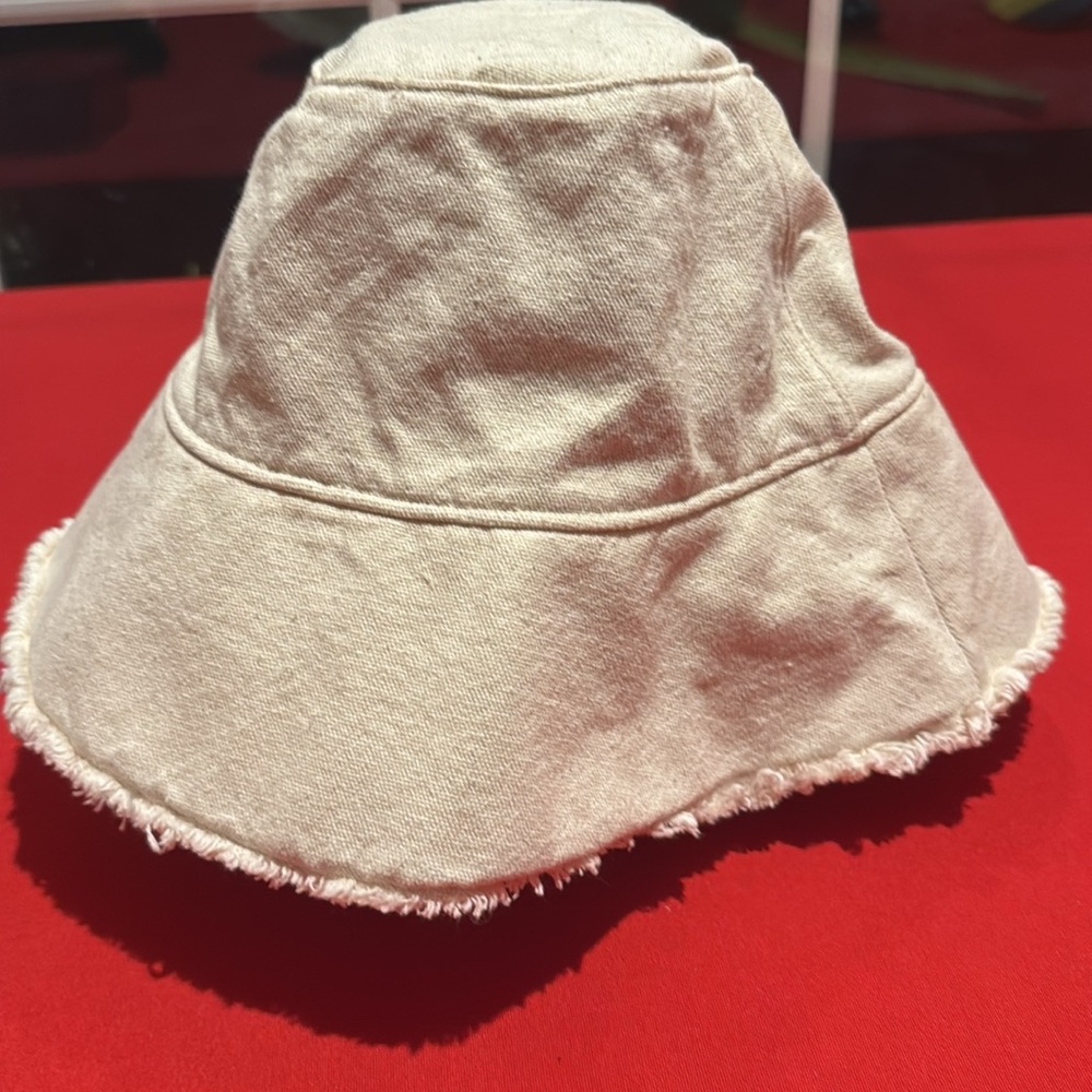 COTTON CANVAS BUCKET HAT (S/M)